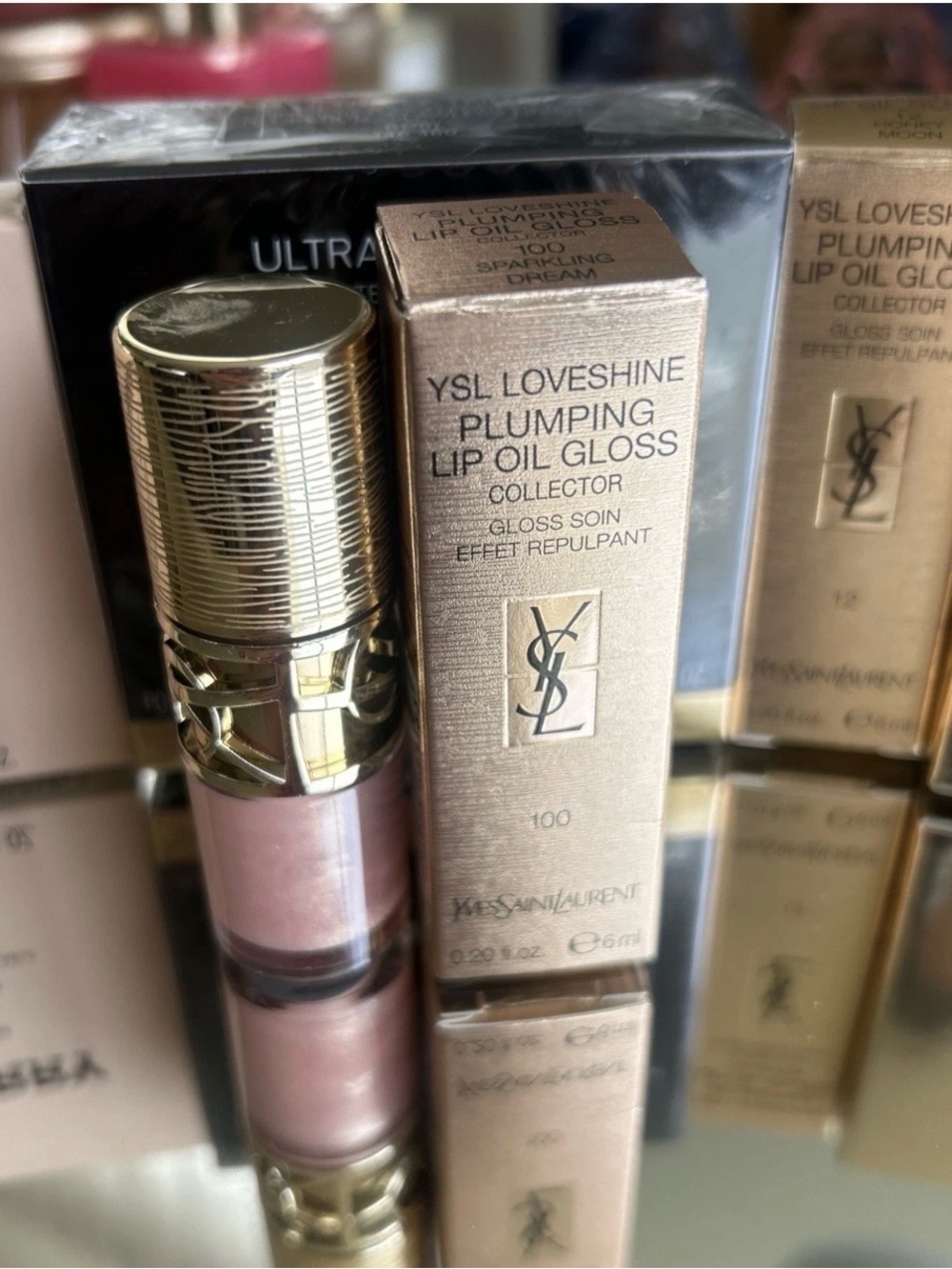 Yves Saint Laurent Loveshine Plumping Lip Oil Gloss — Sparkling Pink